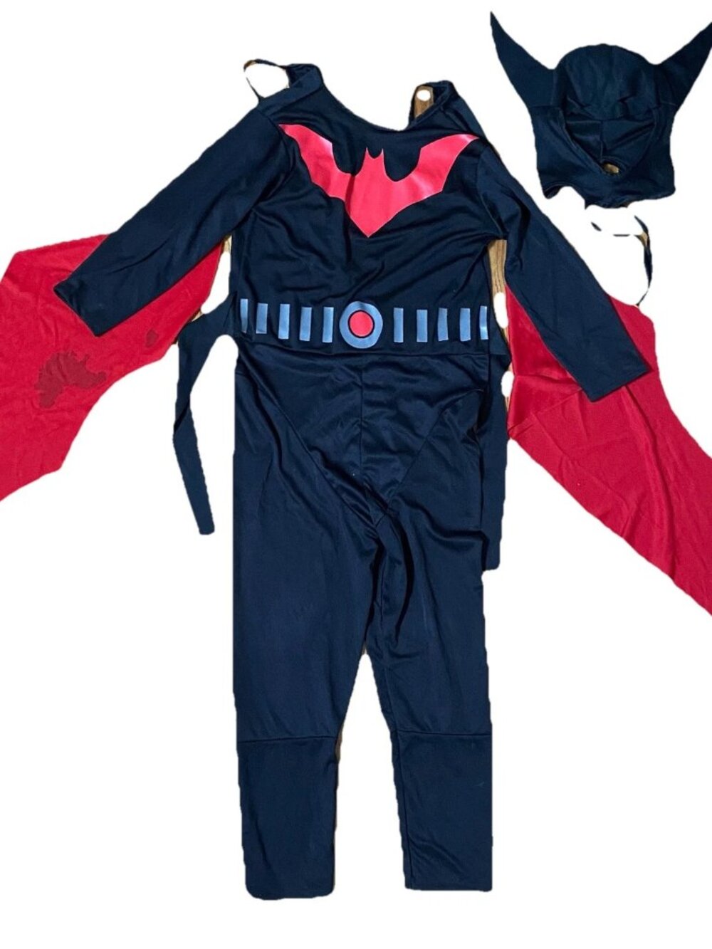 Vintage 2000 Batman Beyond Complete Costume Juniors M Rubies Halloween